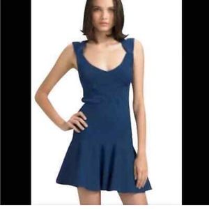 Vena Cava Blue Fit and Flare Body-con Dress Size Medium-Only worn once!